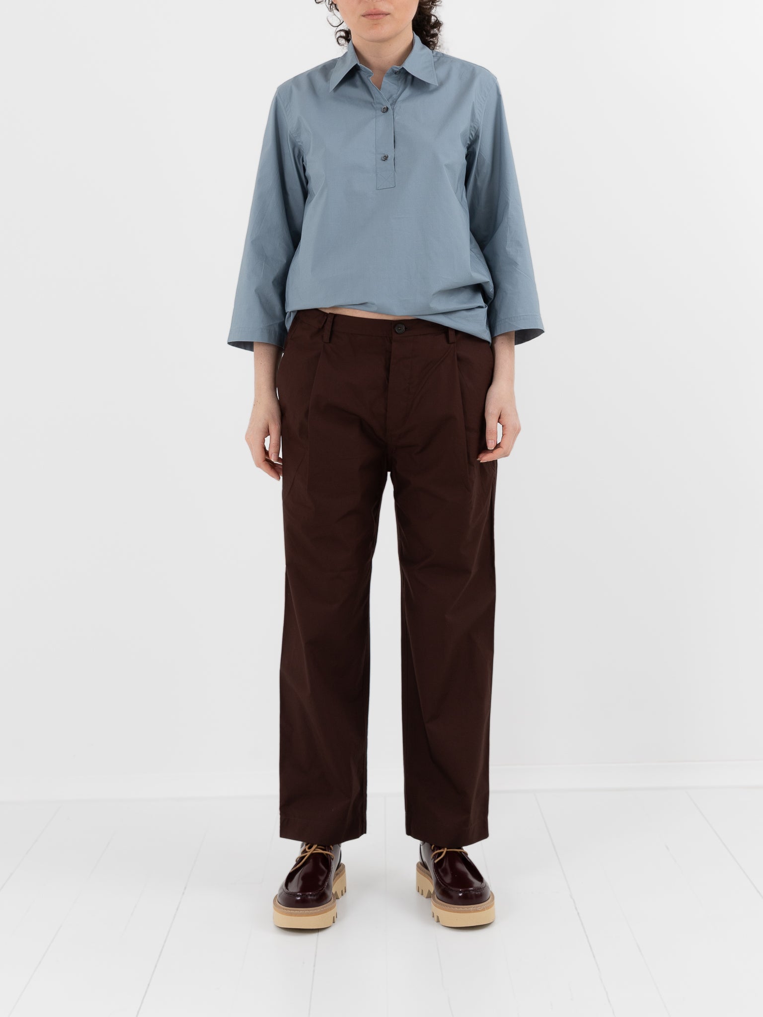 Sofie D'Hoore Pico Pant in Cacao - SOFIE D'HOORE at Worthwhile - shop PANT