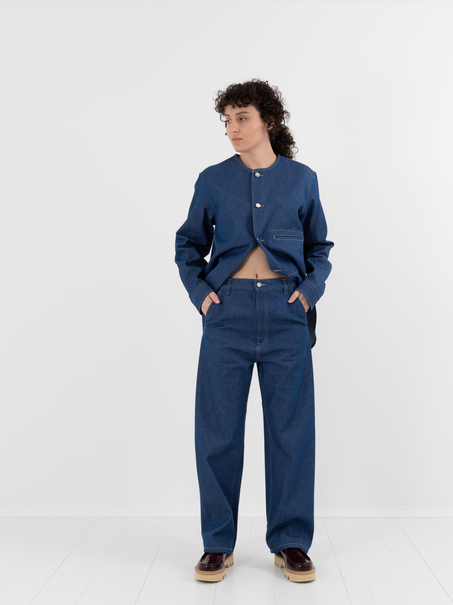 Sofie D'Hoore Pasay Pant in Lapis - SOFIE D'HOORE at Worthwhile - shop PANT