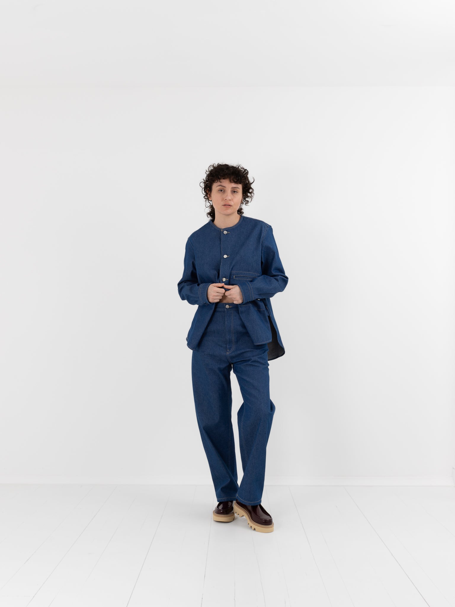 Sofie D'Hoore Pasay Pant in Lapis - SOFIE D'HOORE at Worthwhile - shop PANT