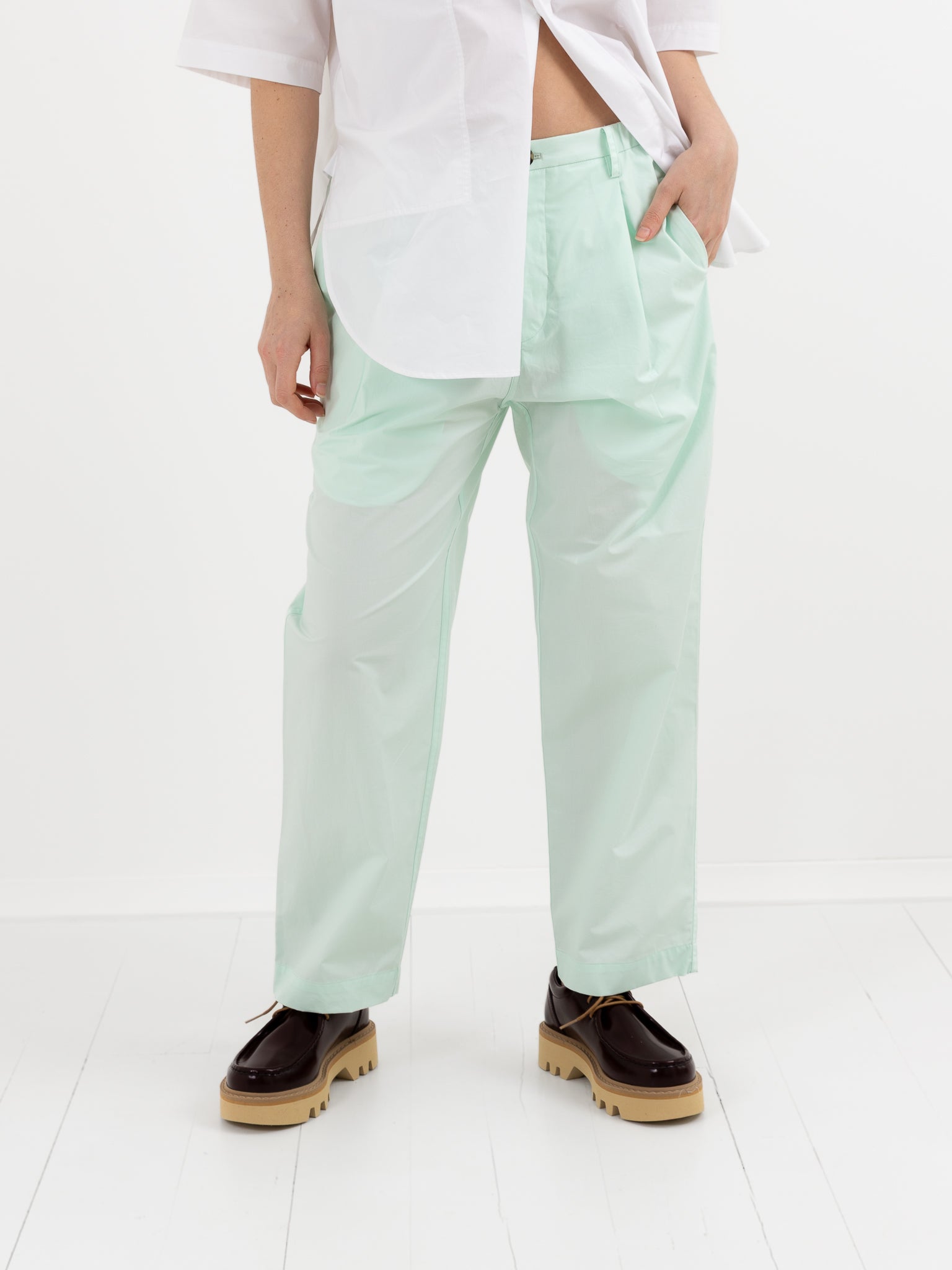 Sofie D'Hoore Pico Pant in Mint - SOFIE D'HOORE at Worthwhile - shop PANT