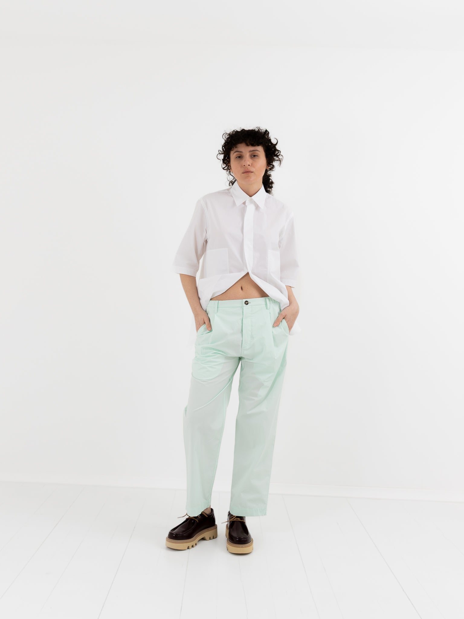 Sofie D'Hoore Pico Pant in Mint - SOFIE D'HOORE at Worthwhile - shop PANT