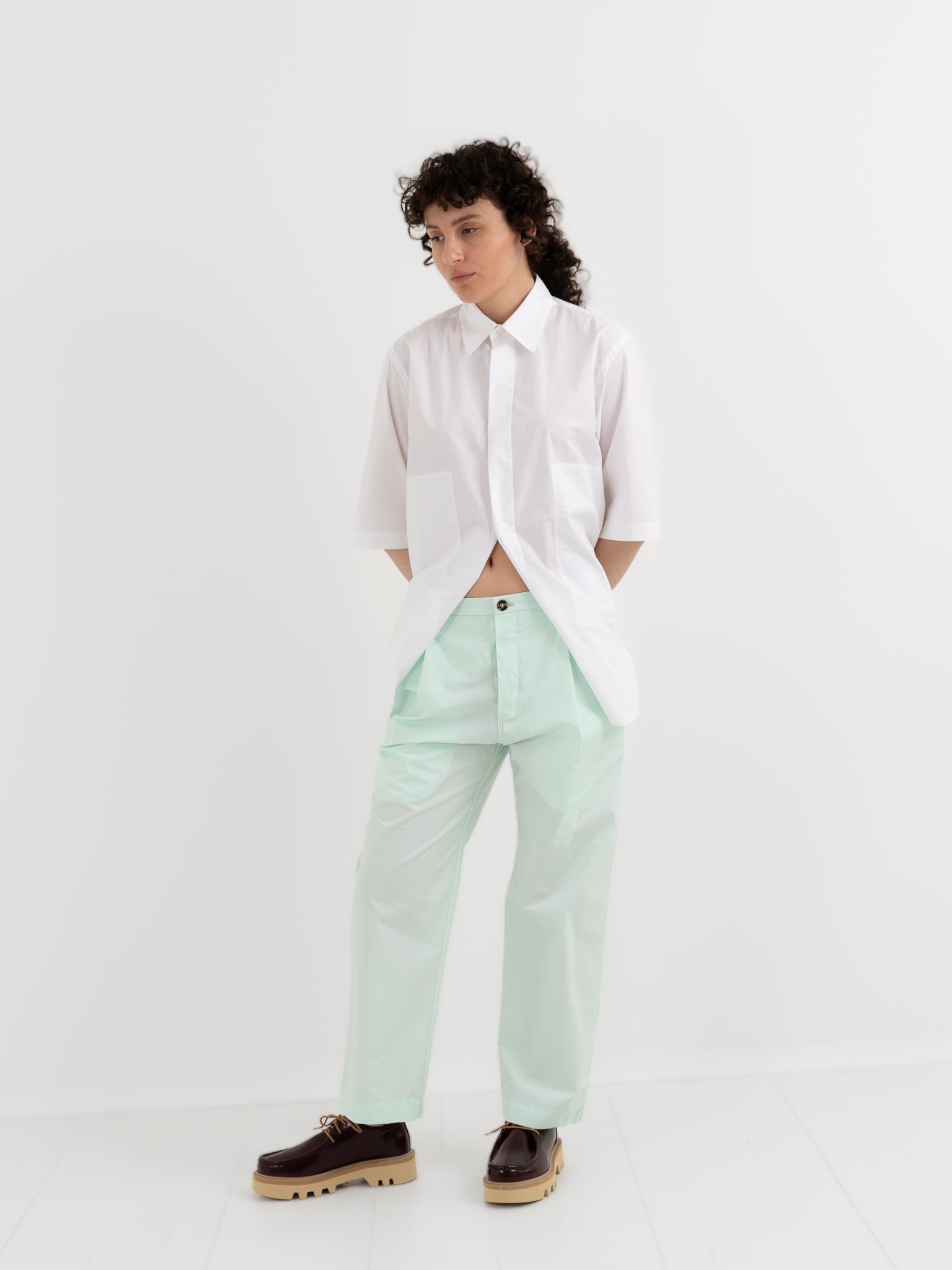 Sofie D'Hoore Pico Pant in Mint - SOFIE D'HOORE at Worthwhile - shop PANT