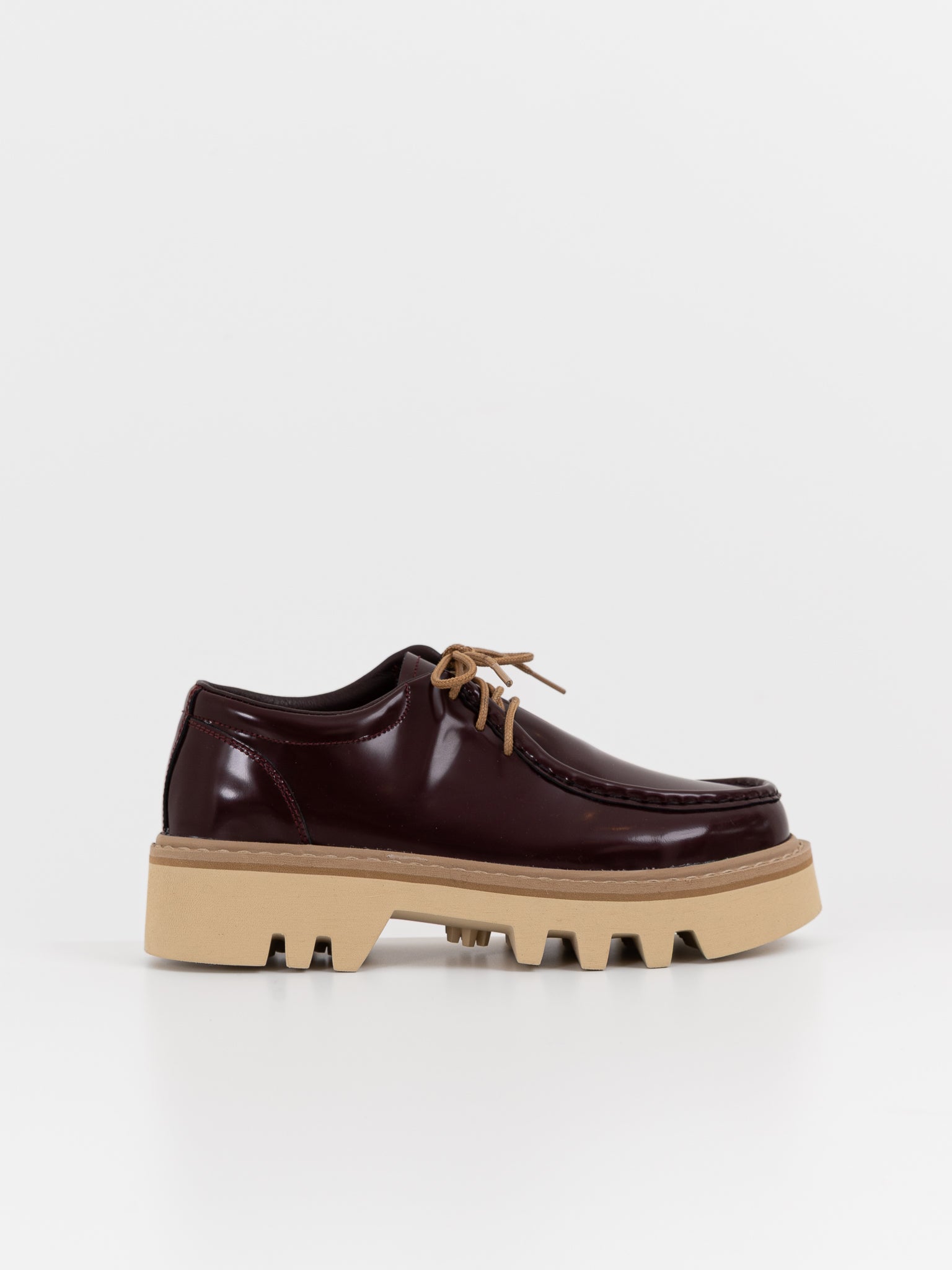 Sofie D'Hoore Falcone Wallabee Shoe in Mahogany at Worthwhile Mahogany / 38