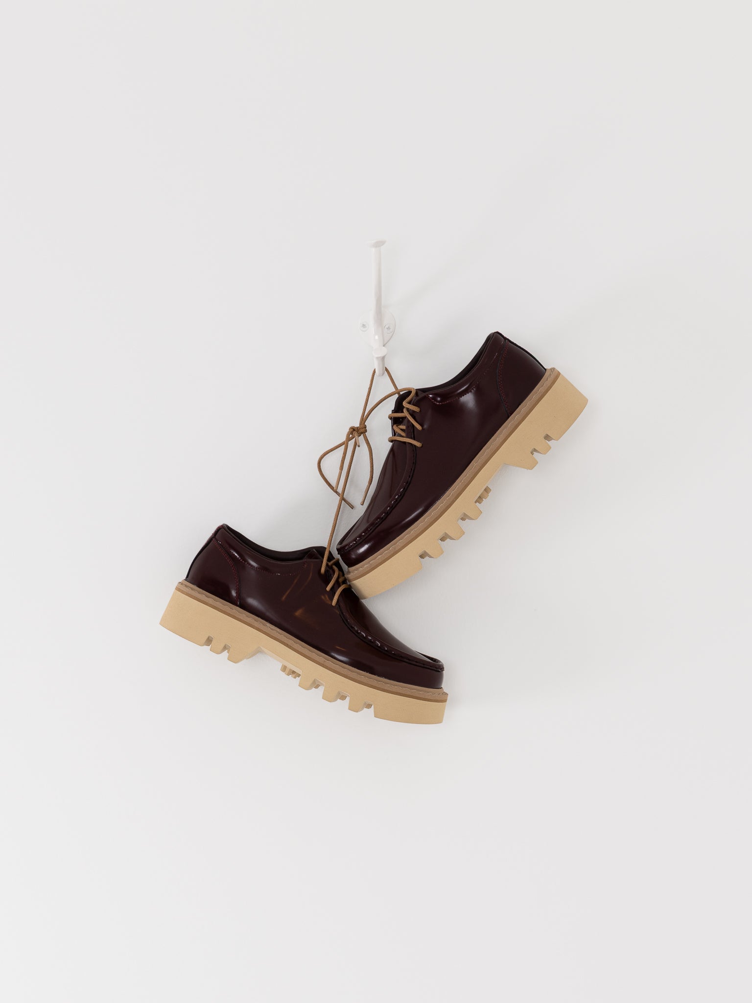 Sofie D'Hoore Falcone Wallabee Shoe in Mahogany - SOFIE D'HOORE at Worthwhile - shop SHOES