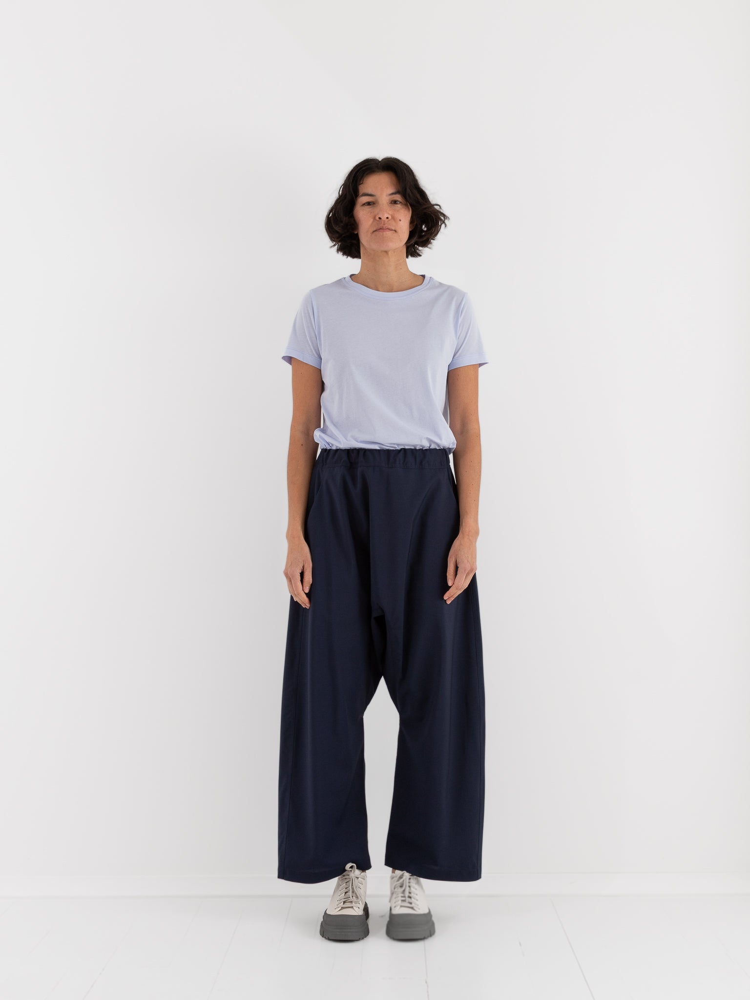 パンツ SOFIE D D'HOORE CLASSIC HIGH WAIST LINED PANTS Sofie D'Hoore Pass Pants in Admiral Curated at Jake and Jones