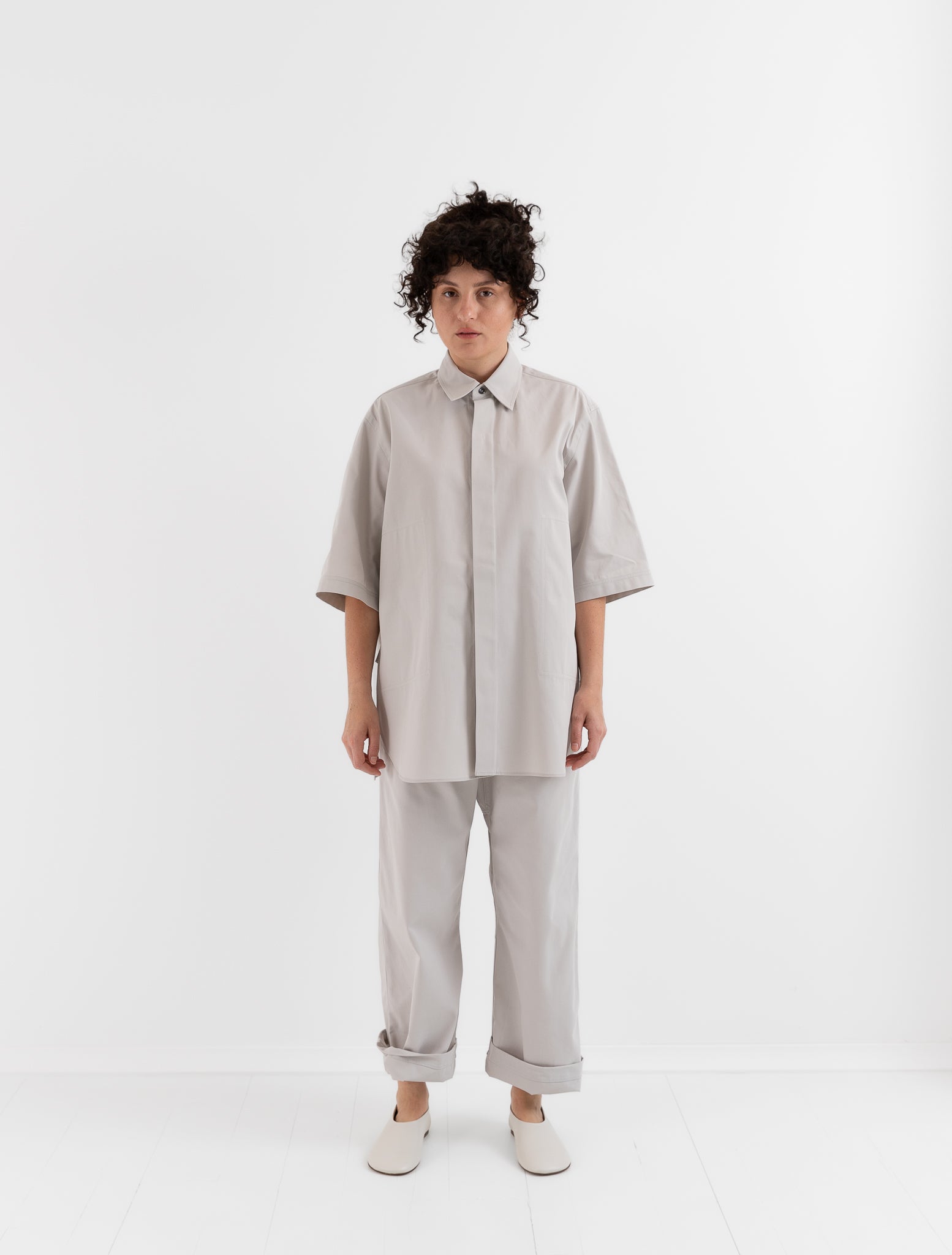 Sofie D'Hoore Bodhi Shirt in Mastic White - SOFIE D'HOORE at Worthwhile - shop TOP