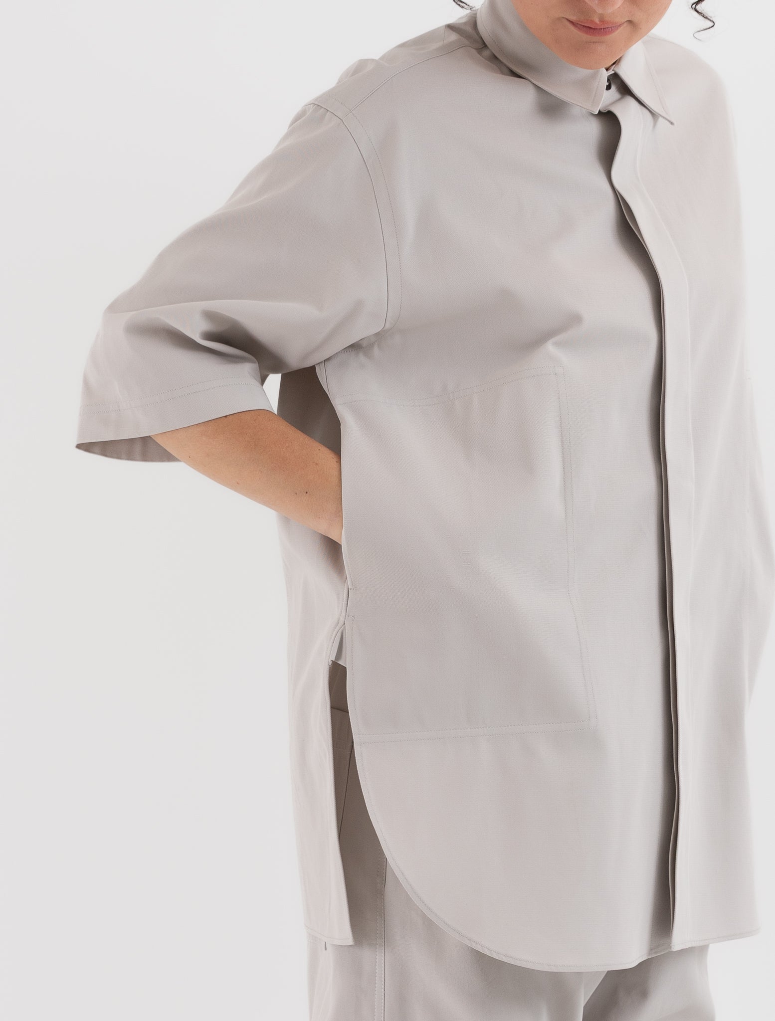 Sofie D'Hoore Bodhi Shirt in Mastic White - SOFIE D'HOORE at Worthwhile - shop TOP