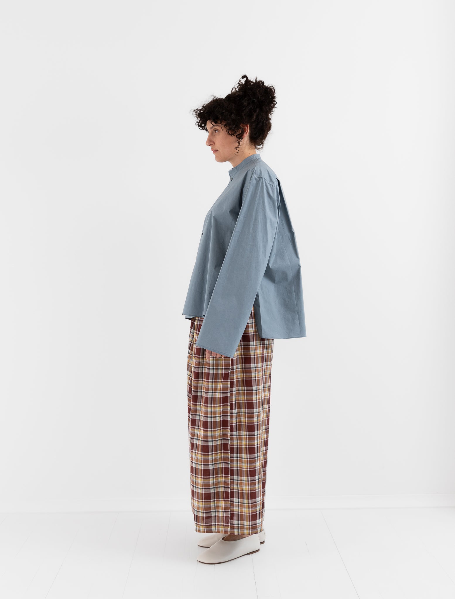 Sofie D'Hoore Bayu Shirt in Mercury - SOFIE D'HOORE at Worthwhile - shop TOP
