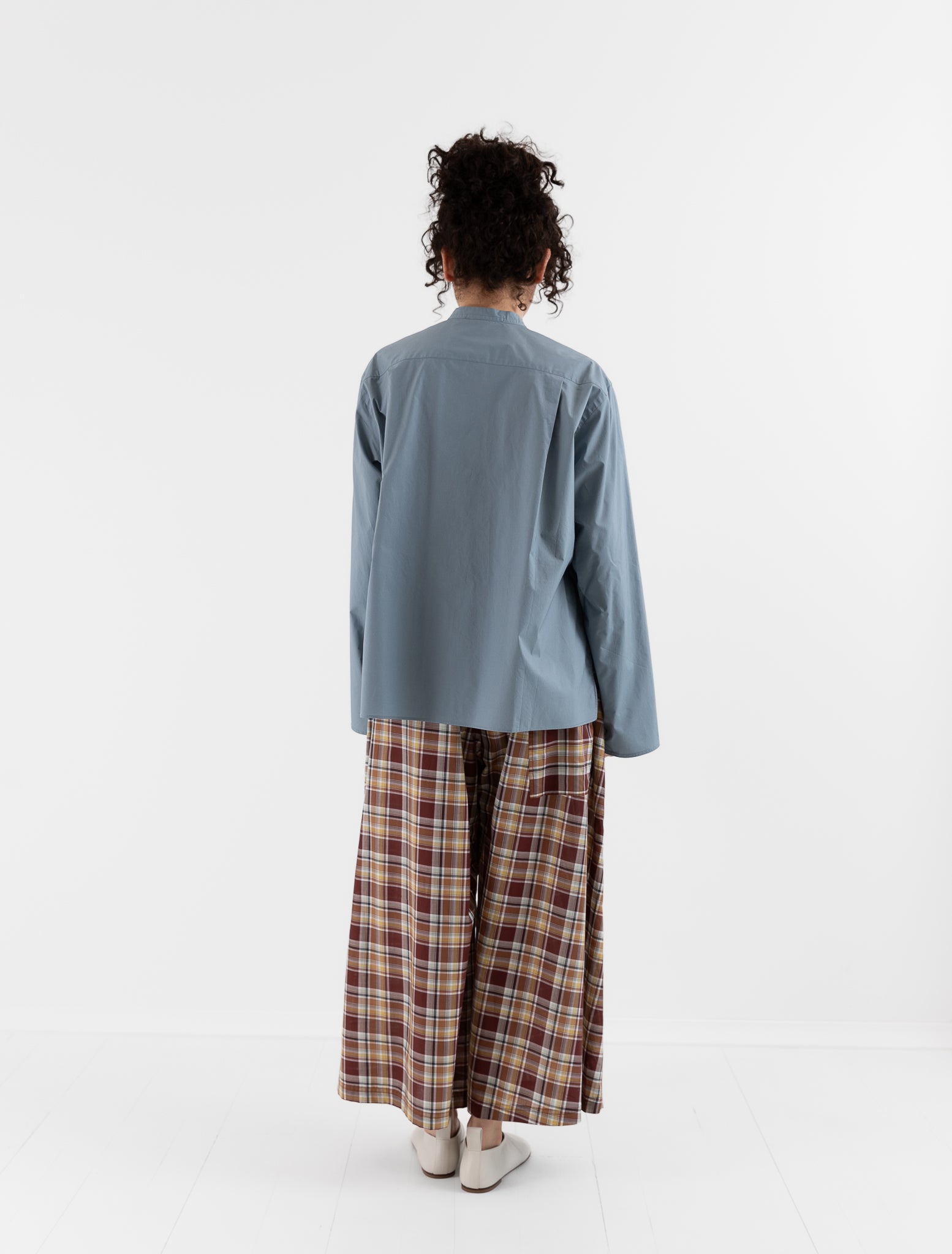 Sofie D'Hoore Bayu Shirt in Mercury - SOFIE D'HOORE at Worthwhile - shop TOP