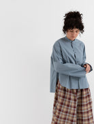 Sofie D'Hoore Bayu Shirt in Mercury - SOFIE D'HOORE at Worthwhile - shop TOP