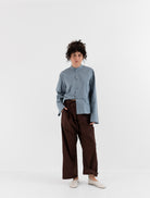 Sofie D'Hoore Pirin Pant in Cacao - SOFIE D'HOORE at Worthwhile - shop PANT