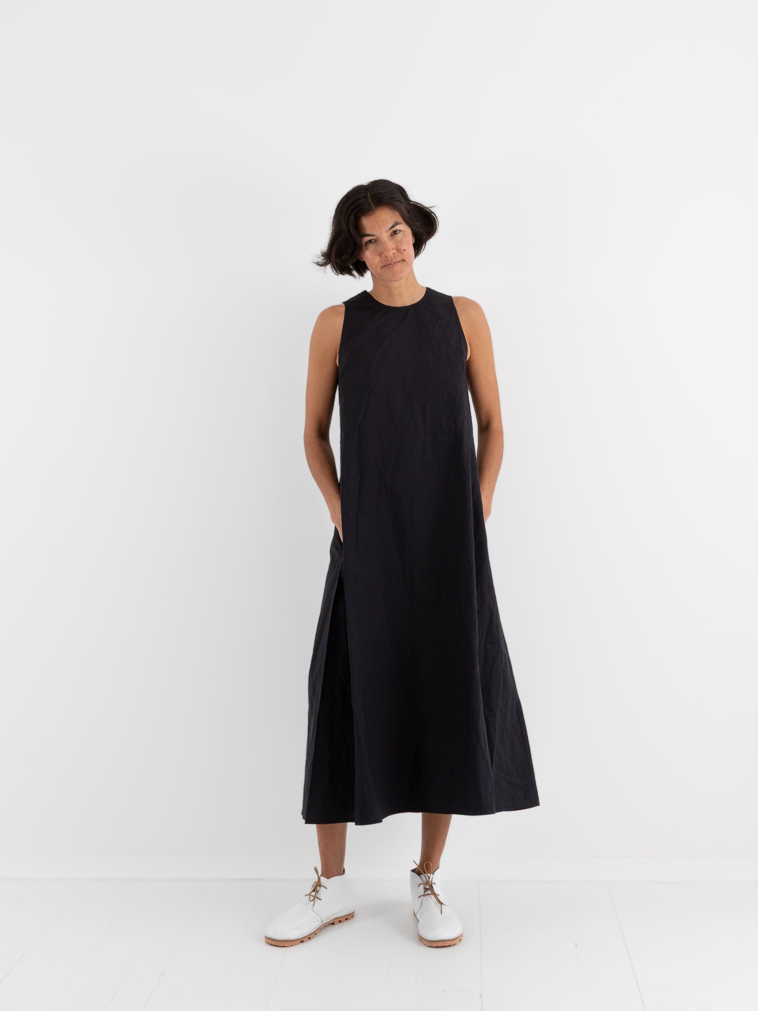 ワンピース SOFIE D D'HOORE LONG DRESS WITH POCKETS AND SHORT SLEEVES Sofie D'Hoore Doha Dress – ODESSA