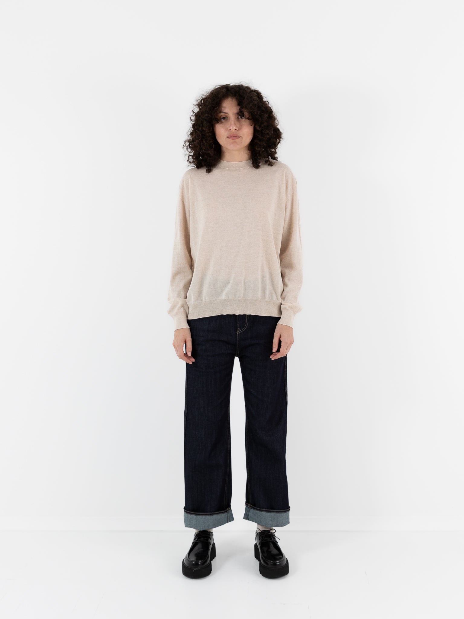 Sofie D'Hoore Muscat Sweater in Nude Melange - SOFIE D'HOORE at Worthwhile - shop SWEATER