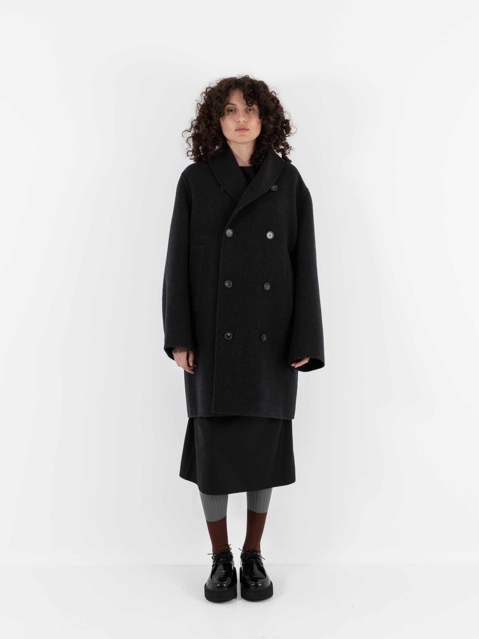 SOFIE D'HOORE ブラック アームスリットコート 34サイズ Namu Shop - Sofie D'Hoore Caen Coat - Black