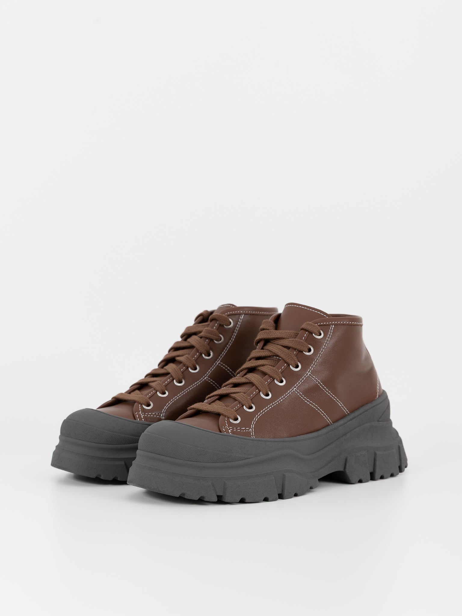 Sofie D'Hoore Fairway Sneakers in Brown - SOFIE D'HOORE at Worthwhile - shop SHOES