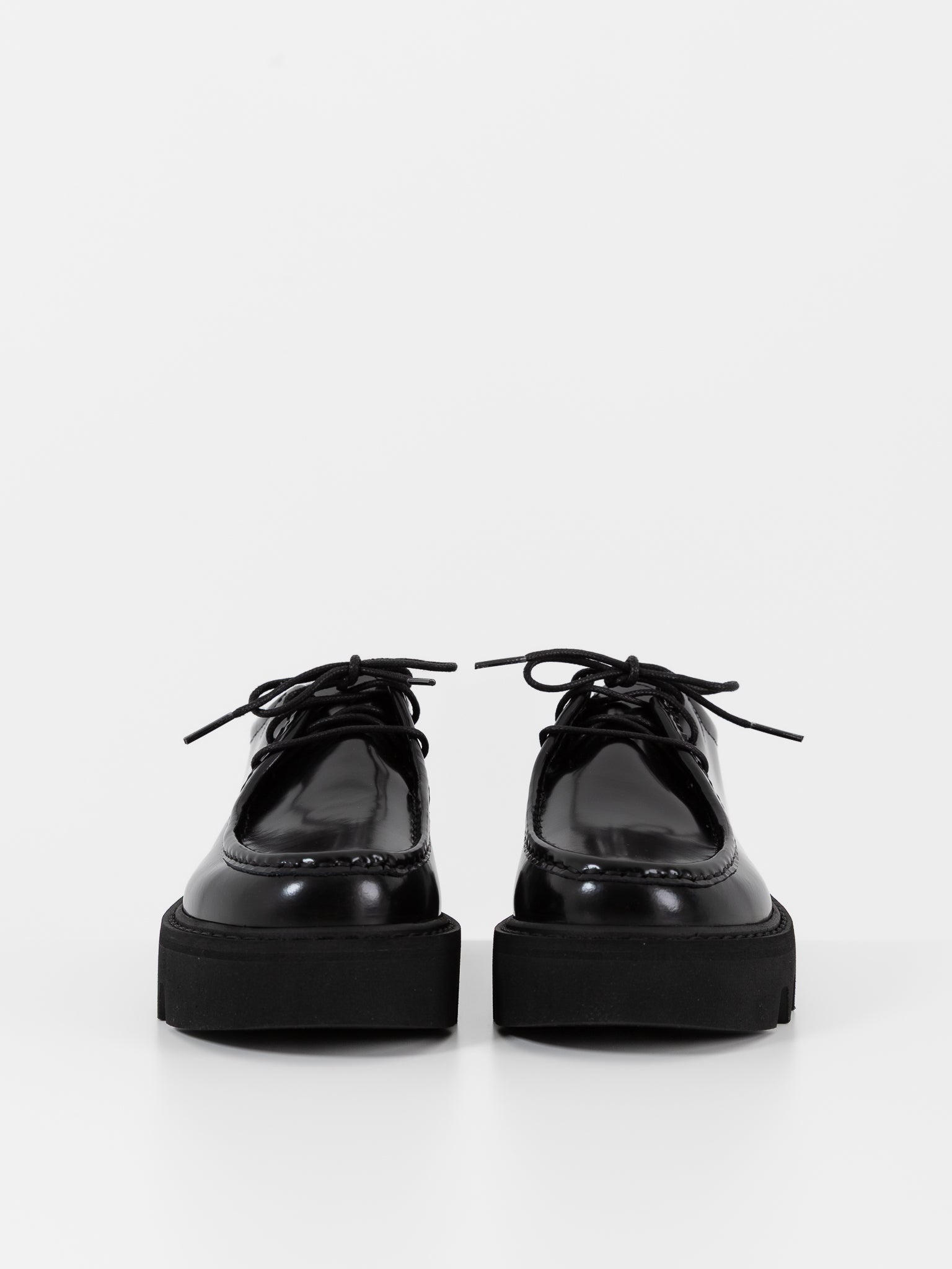 Sofie D'Hoore Falcone Wallabee Shoes in Black - SOFIE D'HOORE at Worthwhile - shop SHOES