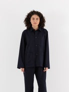 Sofie D'Hoore Cimabue Jacket in Indigo Melange - SOFIE D'HOORE at Worthwhile