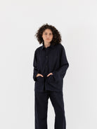 Sofie D'Hoore Cimabue Jacket in Indigo Melange - SOFIE D'HOORE at Worthwhile