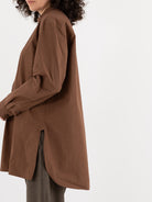 Sofie D'Hoore Baselitz Shirt in Chestnut - SOFIE D'HOORE at Worthwhile