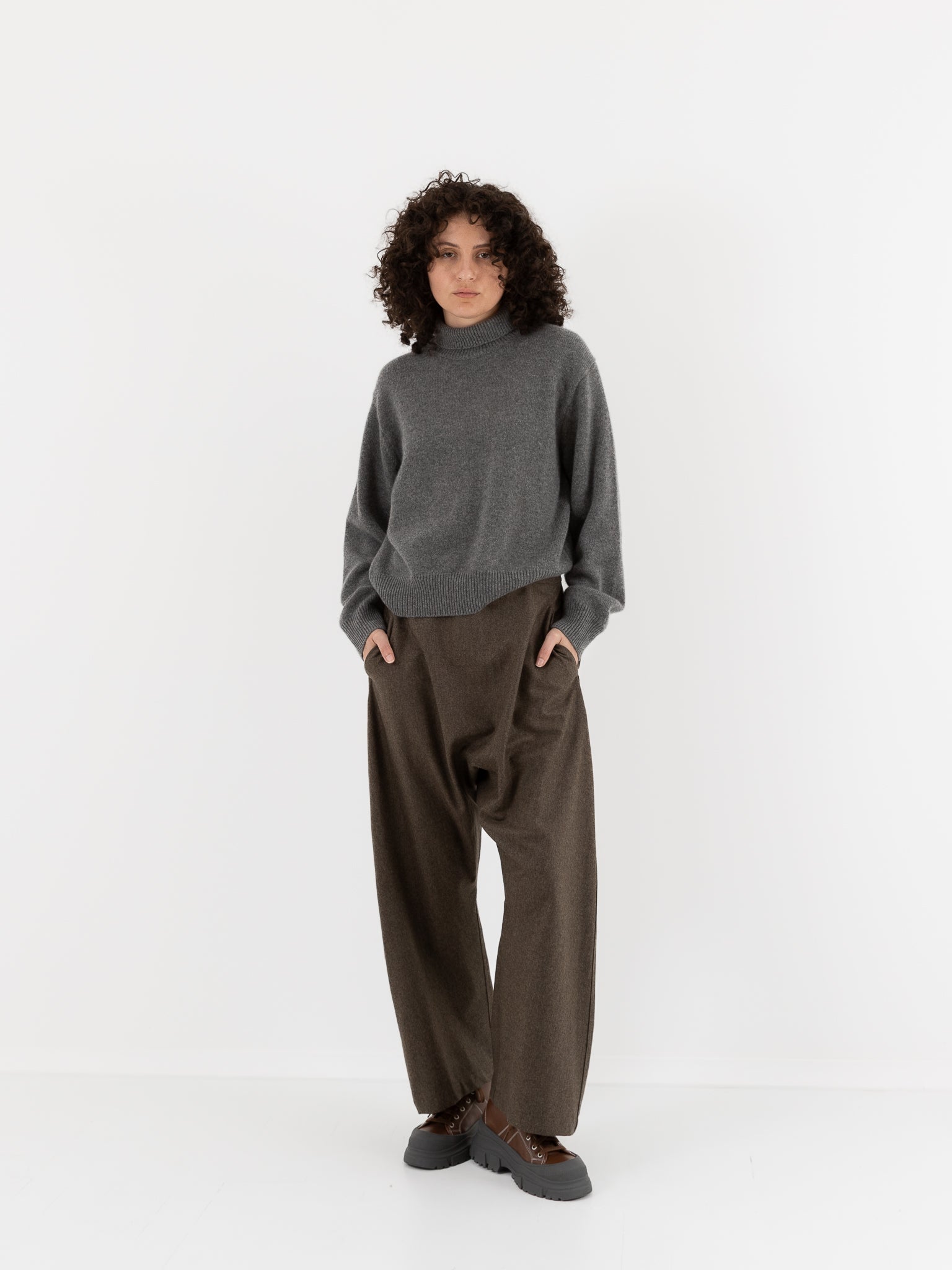 Sofie D'Hoore Plof Pant in Mink at Worthwhile