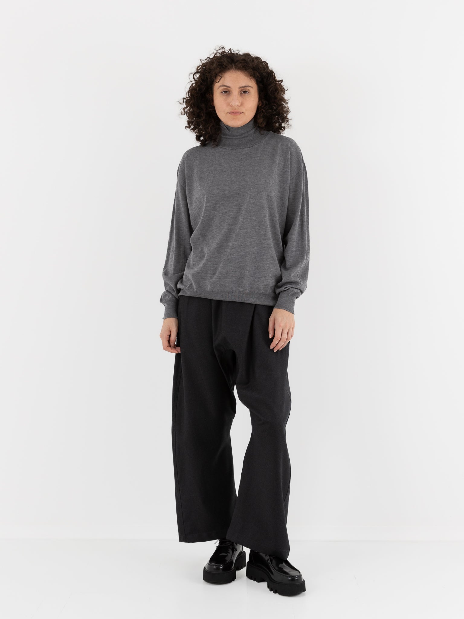 Sofie D'Hoore Maffei Sweater in Steel - SOFIE D'HOORE at Worthwhile
