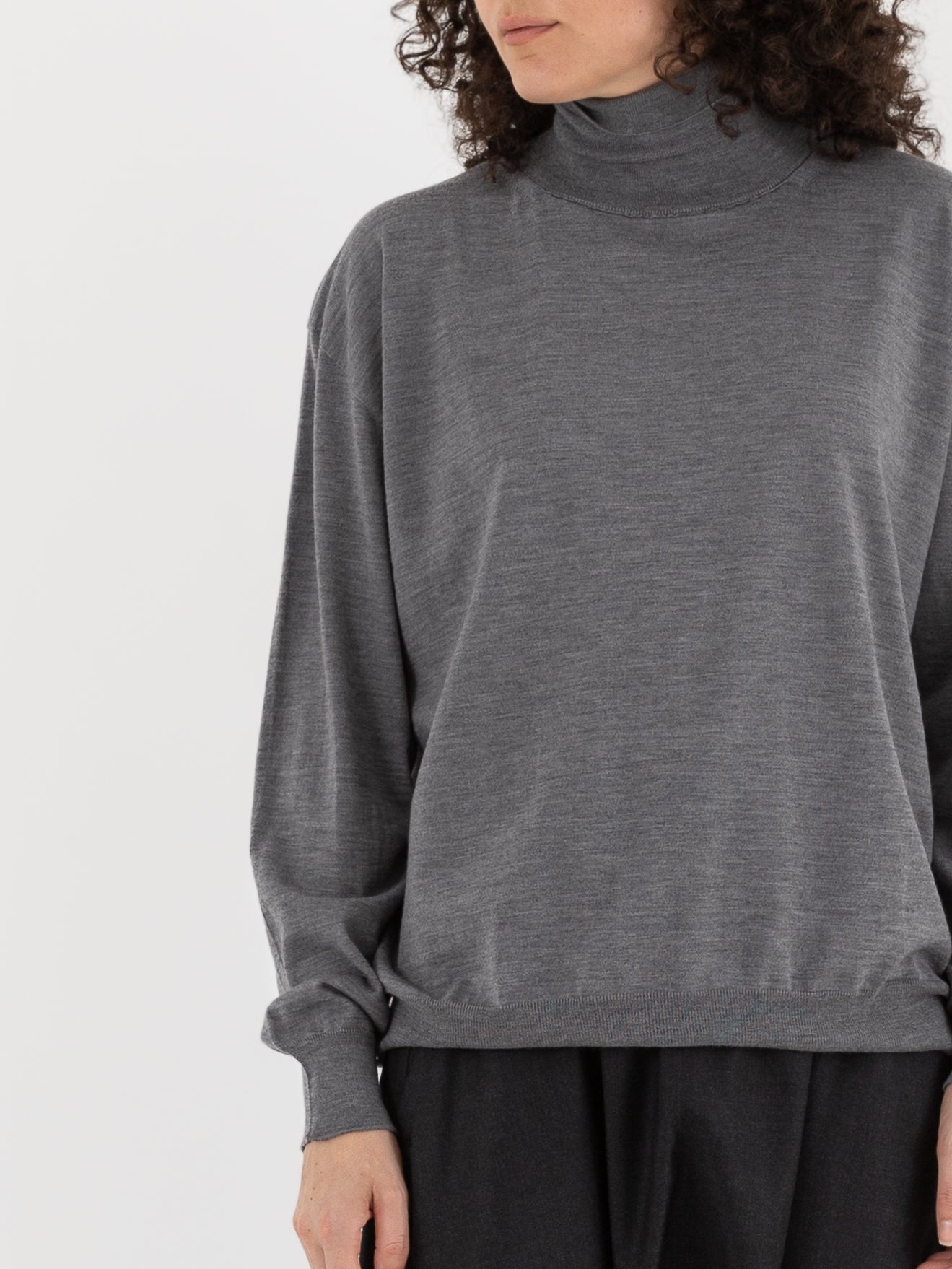 Sofie D'Hoore Maffei Sweater in Steel - SOFIE D'HOORE at Worthwhile