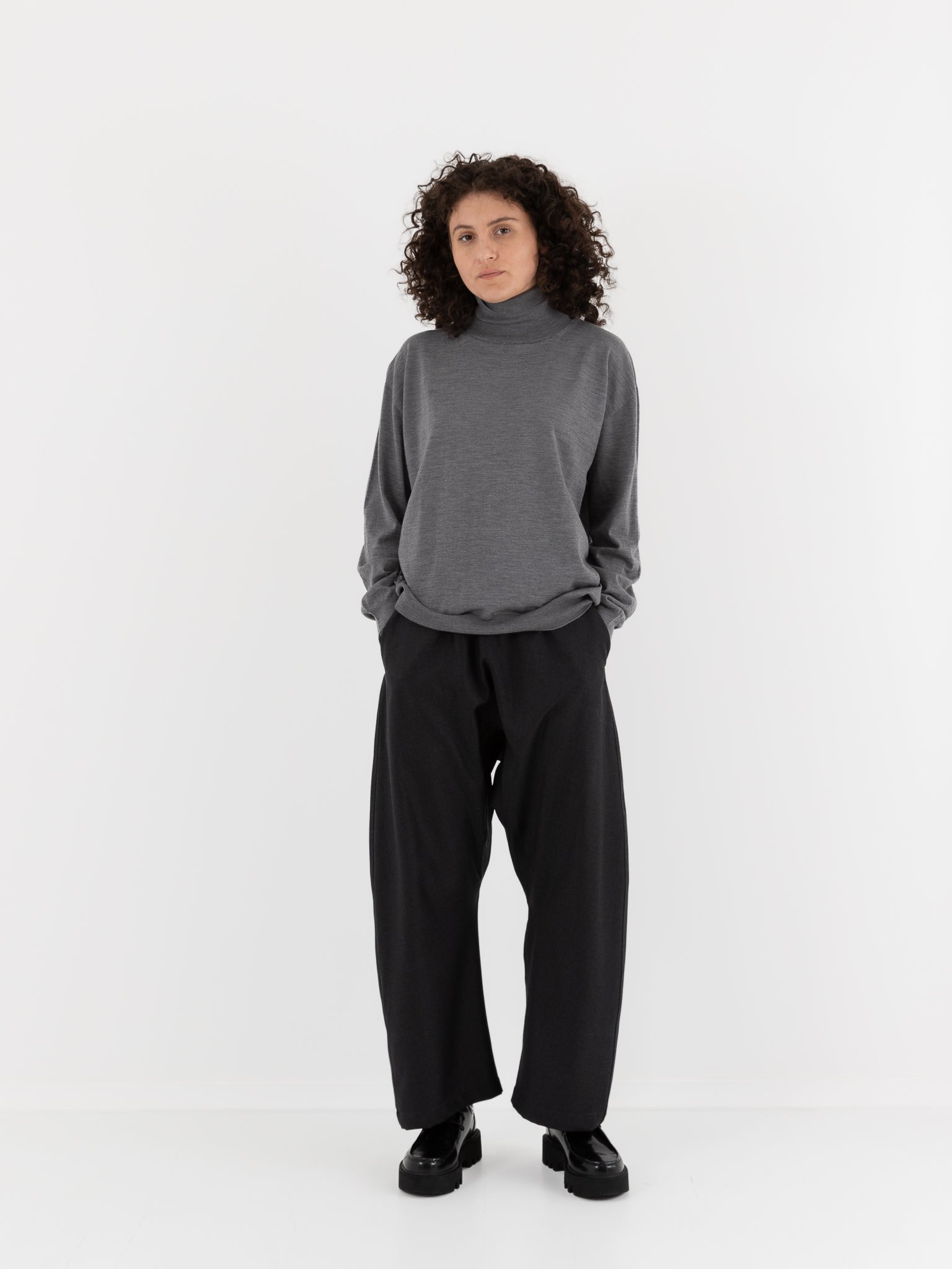 Sofie D'Hoore Maffei Sweater in Steel - SOFIE D'HOORE at Worthwhile