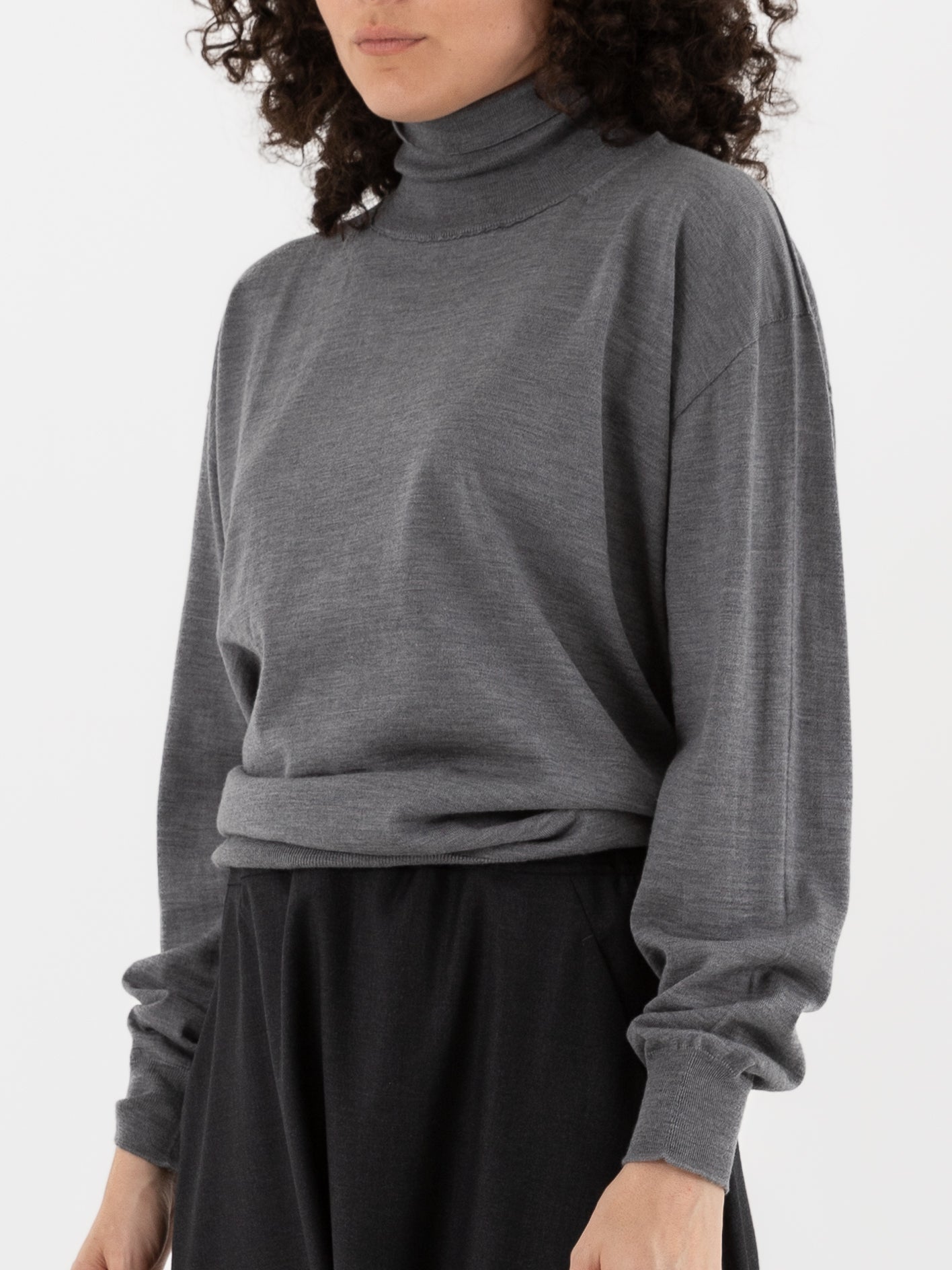 Sofie D'Hoore Maffei Sweater in Steel - SOFIE D'HOORE at Worthwhile