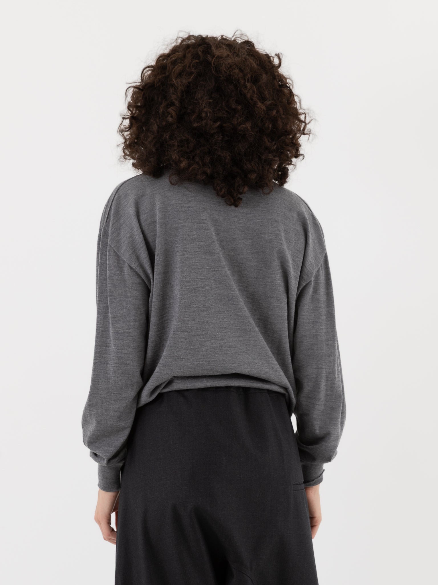 Sofie D'Hoore Maffei Sweater in Steel - SOFIE D'HOORE at Worthwhile
