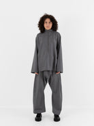 Sofie D'Hoore Carracci Zip Shirt in Mid Grey - SOFIE D'HOORE at Worthwhile