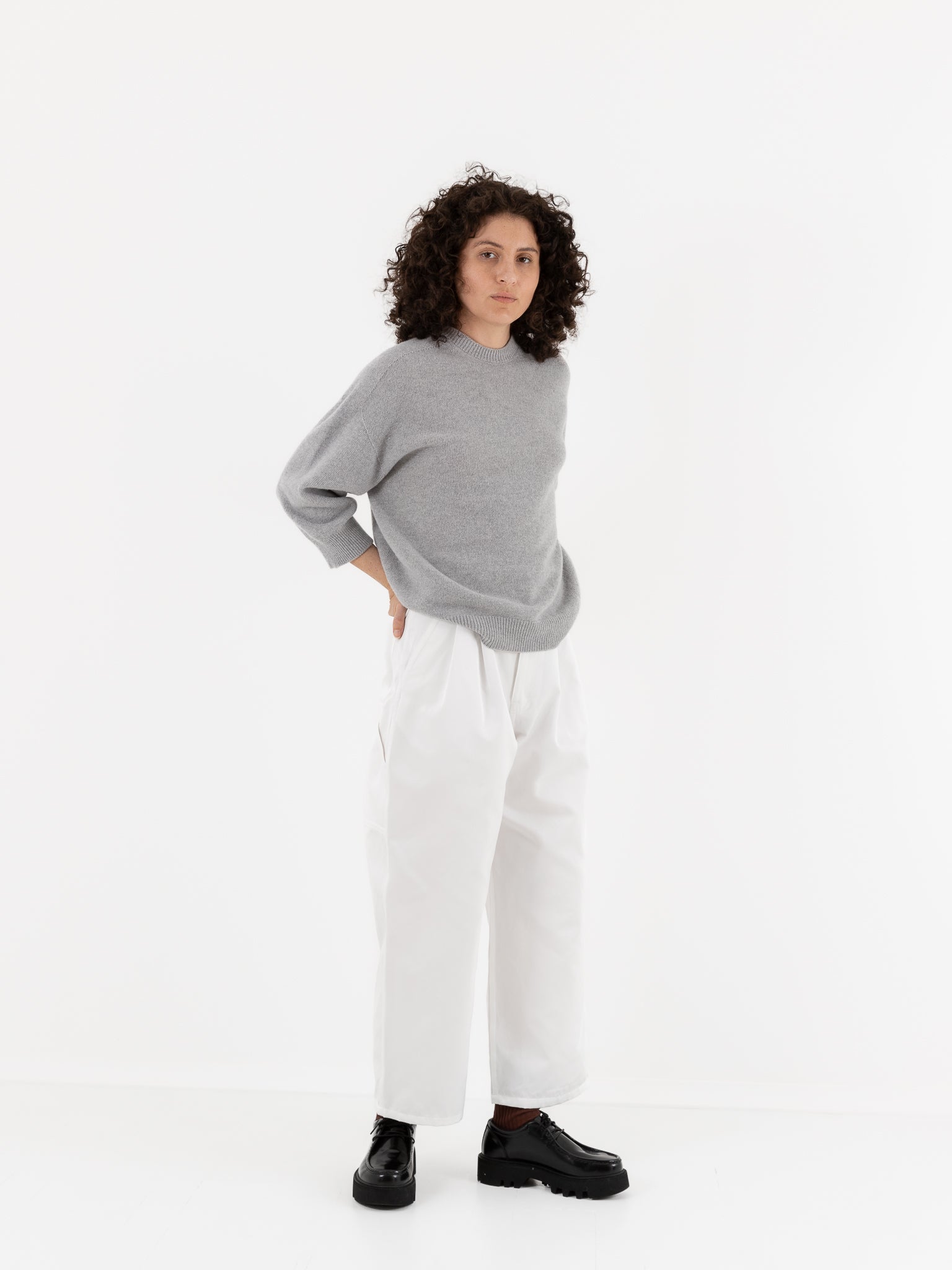 Sofie D'Hoore Polke Pant in Swan - SOFIE D'HOORE at Worthwhile
