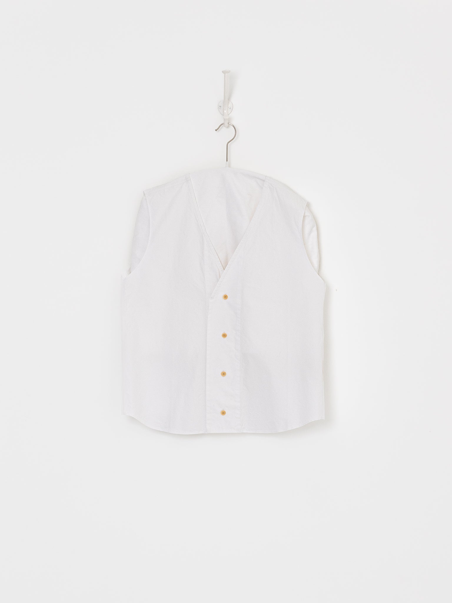 SONO Victor Vest in White - SONO at Worthwhile - shop VEST