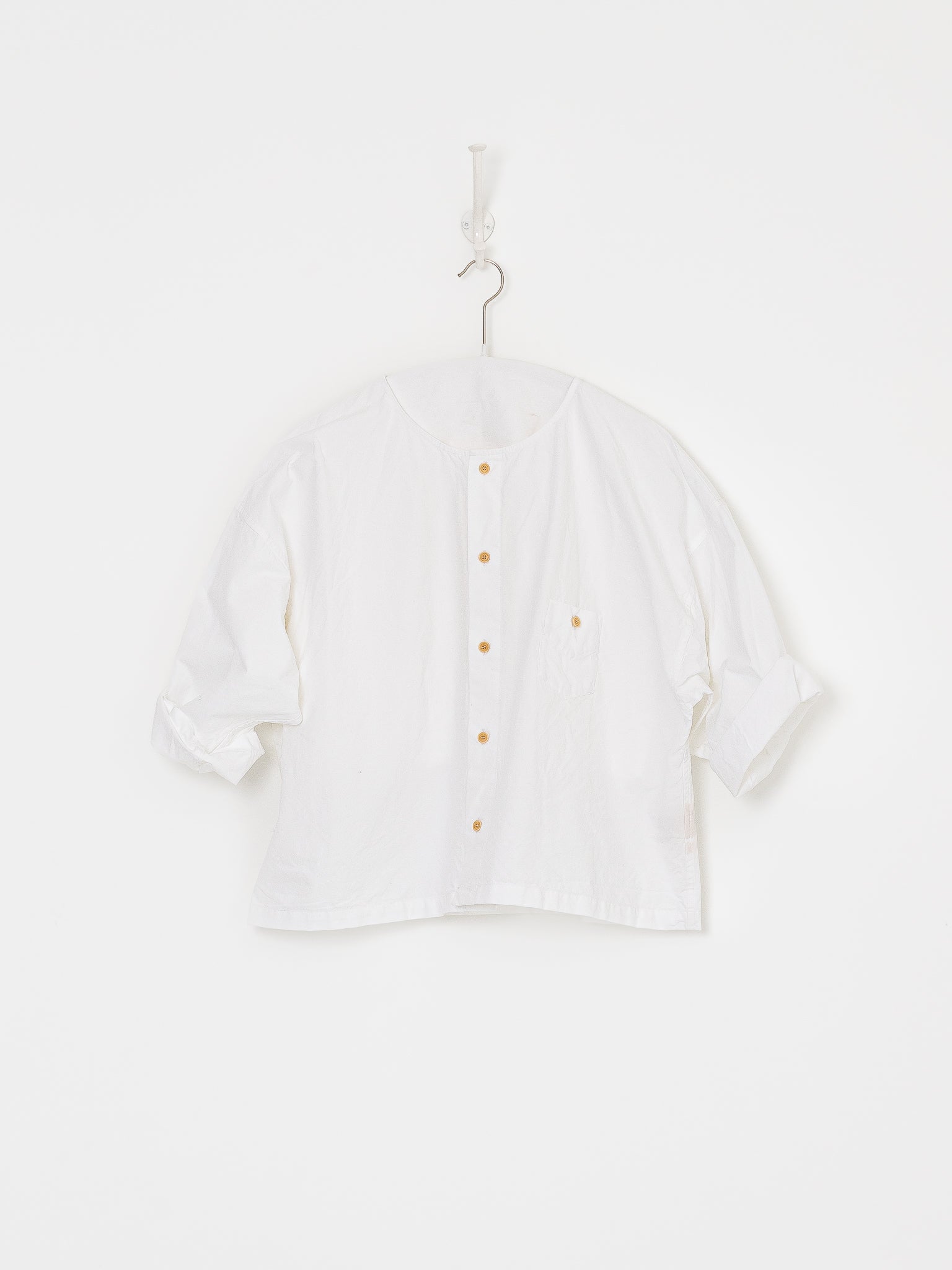 SONO Sheldon Shirt in White - SONO at Worthwhile - shop TOP