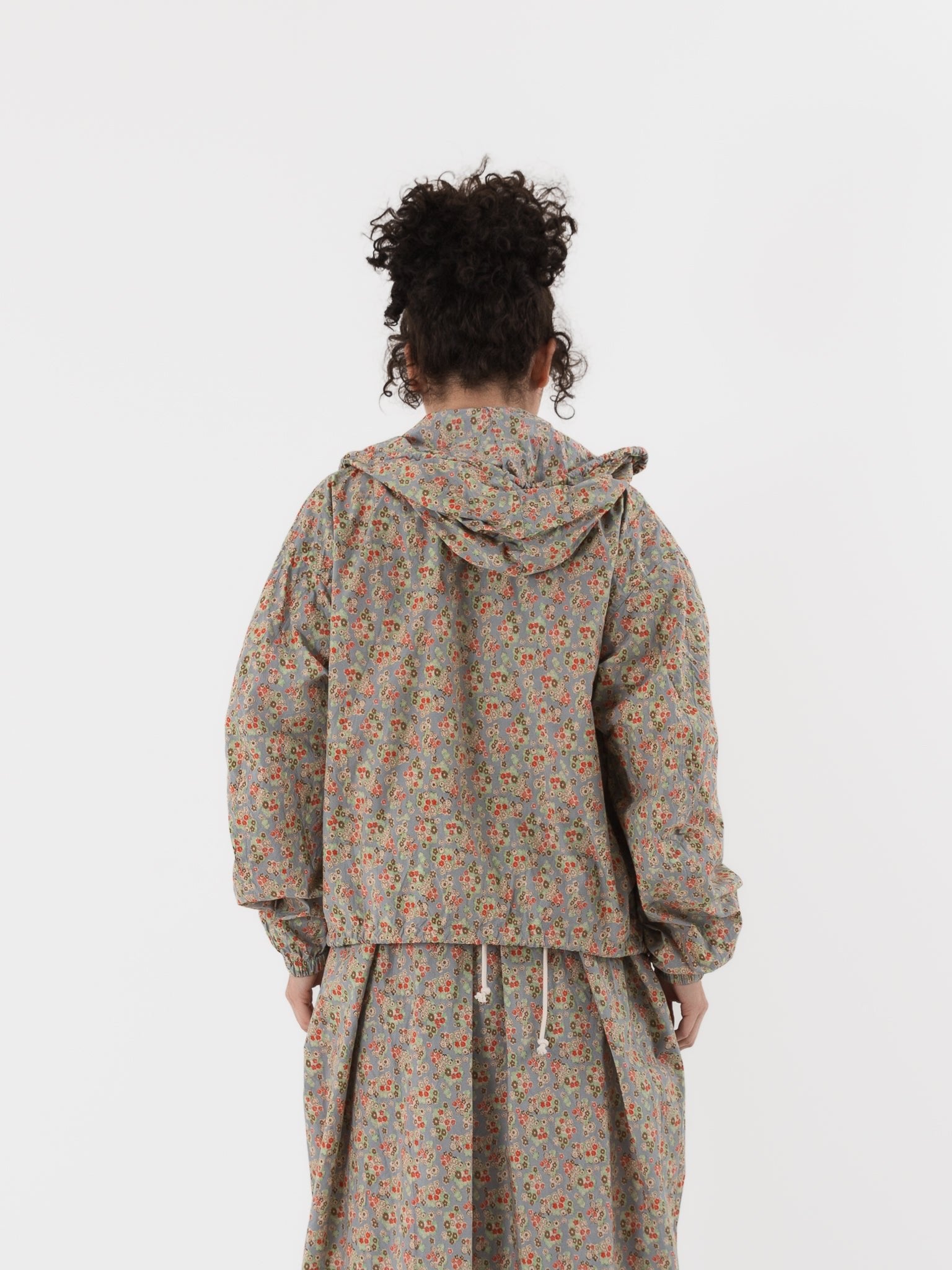 SONO Huckle Hoodie in Dusty Blue Floral - SONO at Worthwhile - shop JACKET