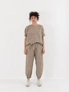 SONO Friedrich Tee in Dusty Blue Floral - SONO at Worthwhile - shop TOP
