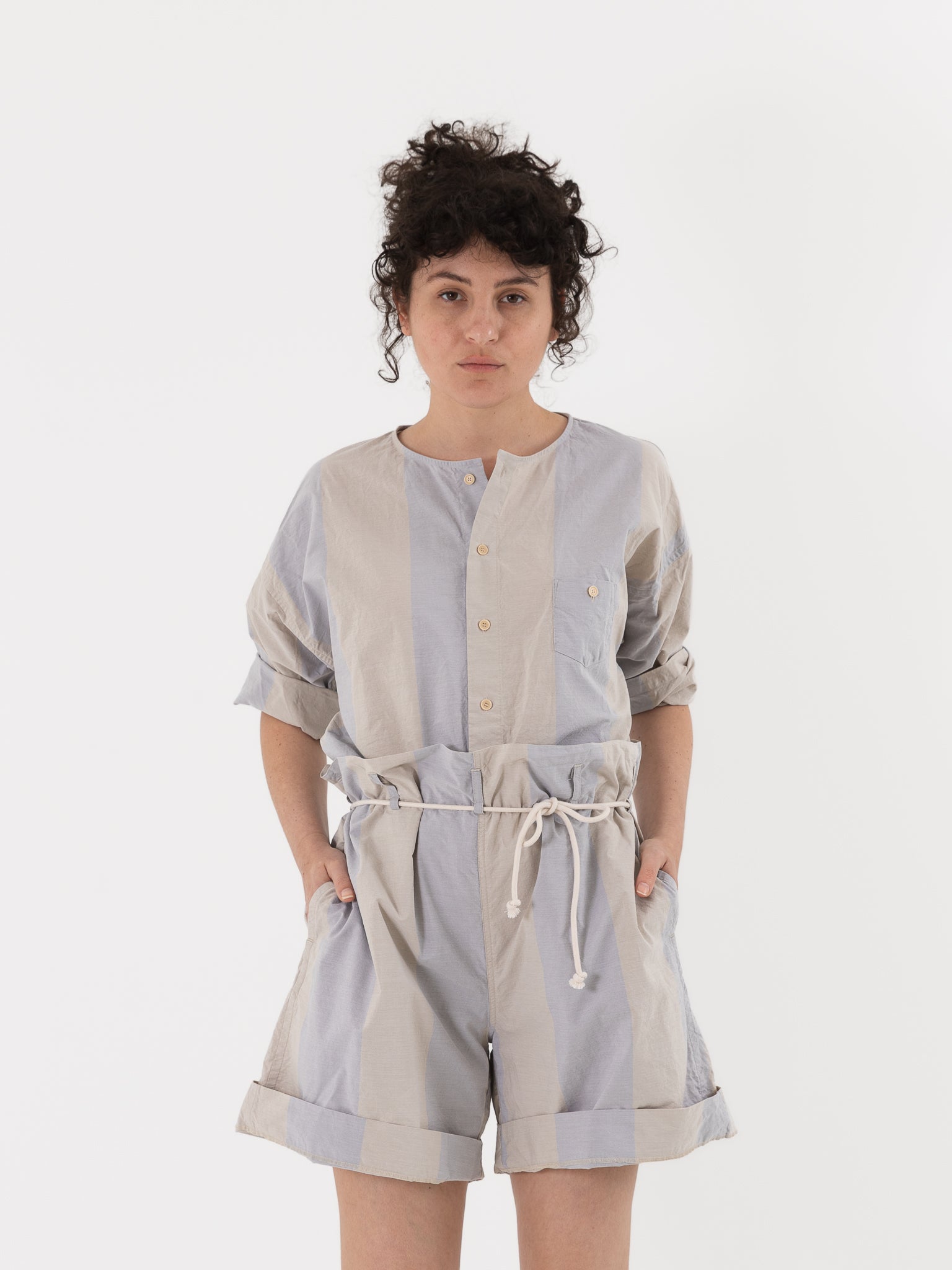 SONO Sheldon Shirt in Dusty Stripe - SONO at Worthwhile - shop TOP