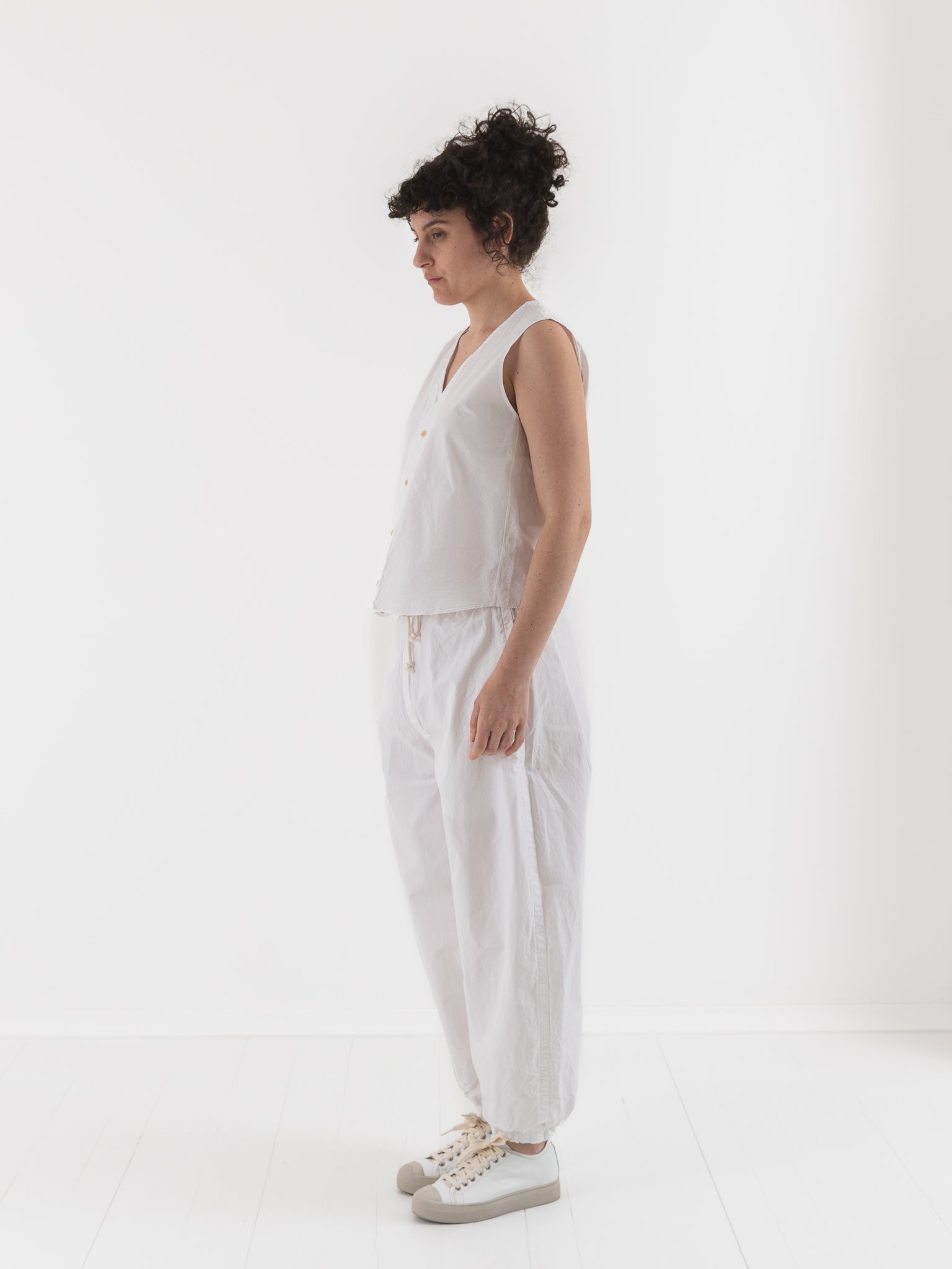 SONO Victor Vest in White - SONO at Worthwhile - shop VEST