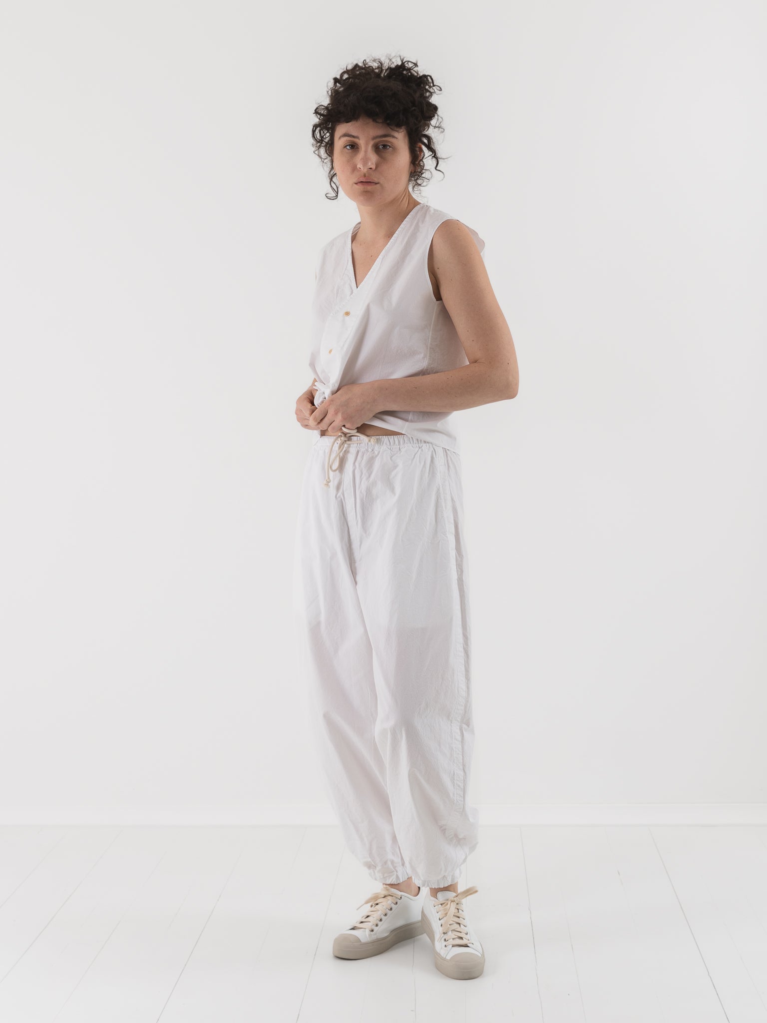 SONO Jamie Joggers in White - SONO at Worthwhile - shop PANT