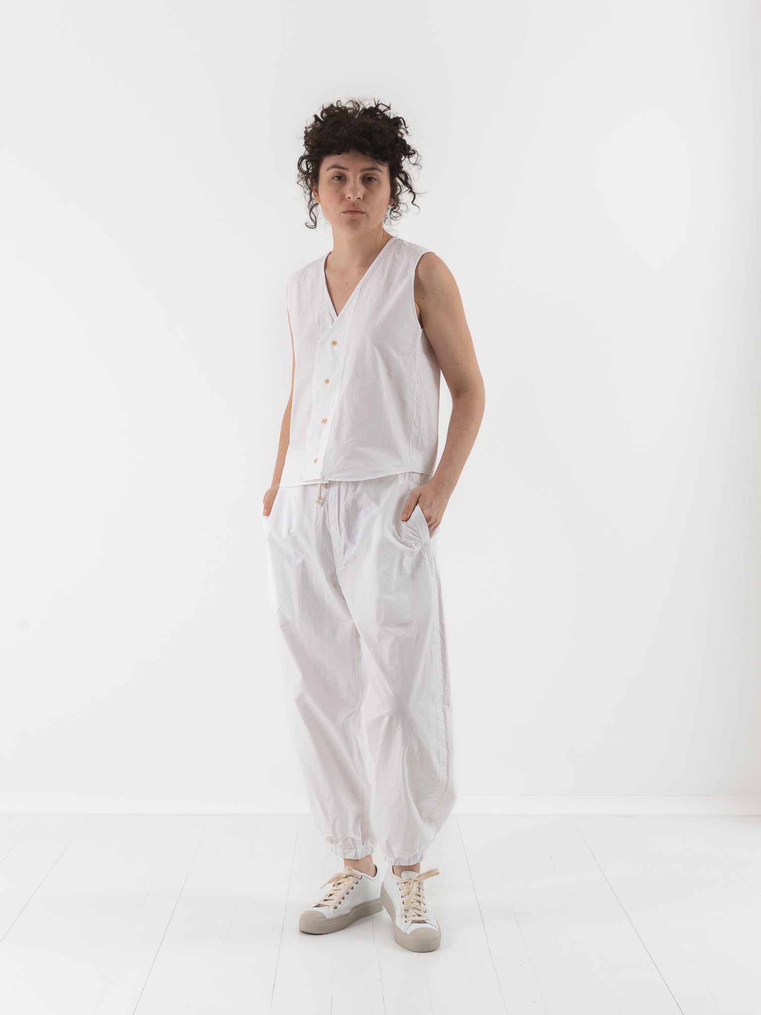 SONO Jamie Joggers in White - SONO at Worthwhile - shop PANT
