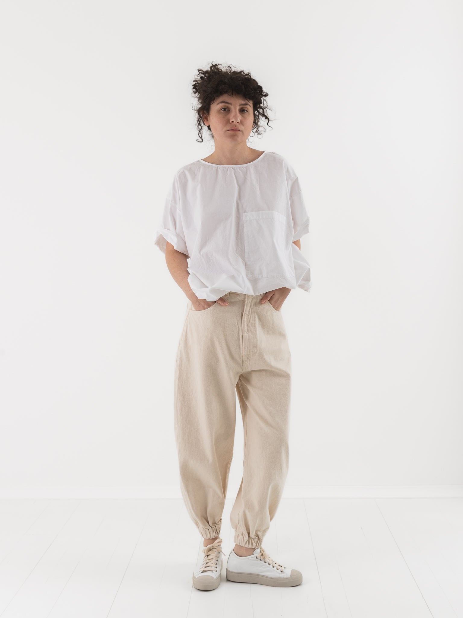 SONO Friedrich Tee in White - SONO at Worthwhile - shop TOP