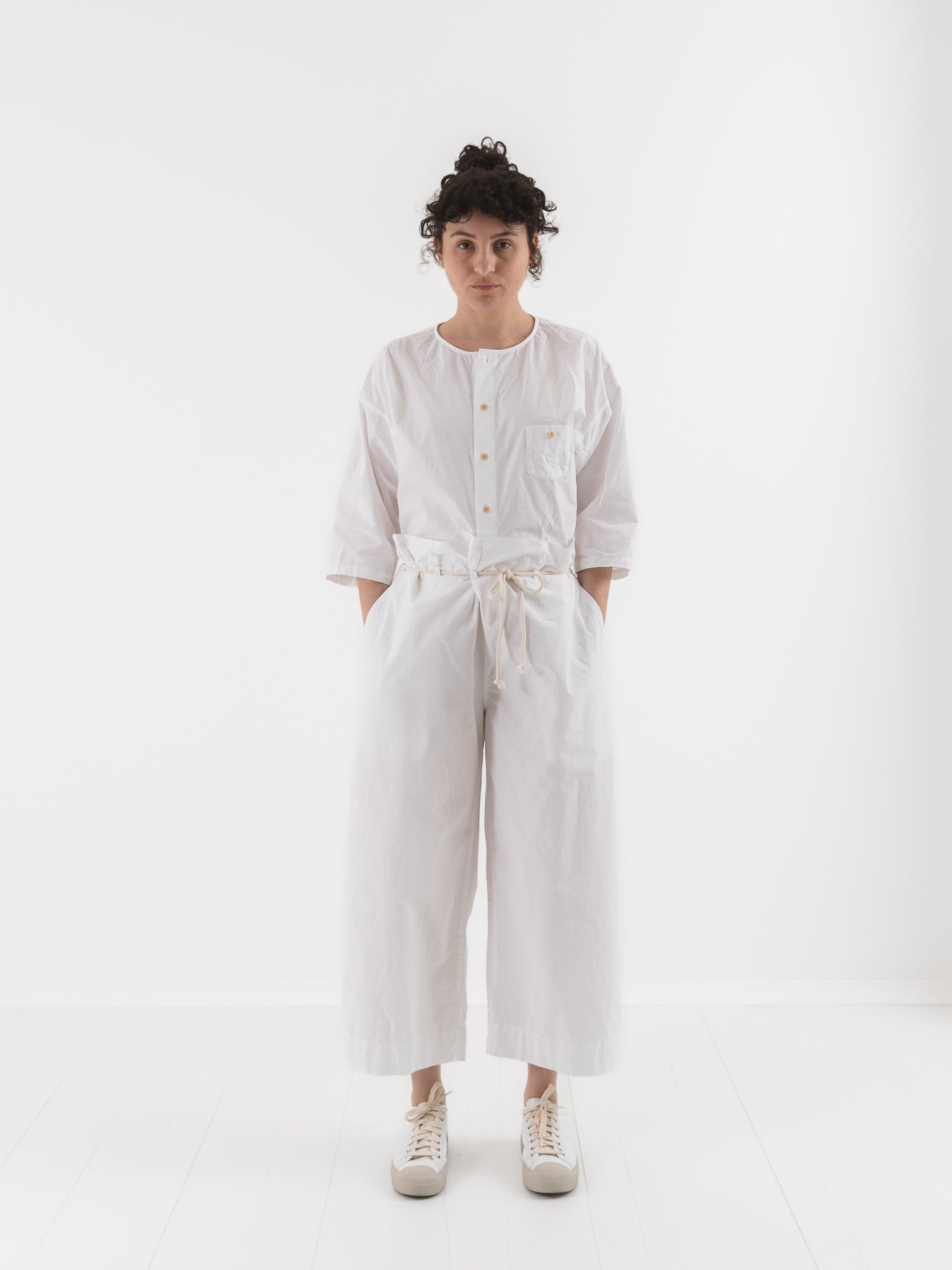 SONO Tucker Trousers in White - SONO at Worthwhile - shop PANT