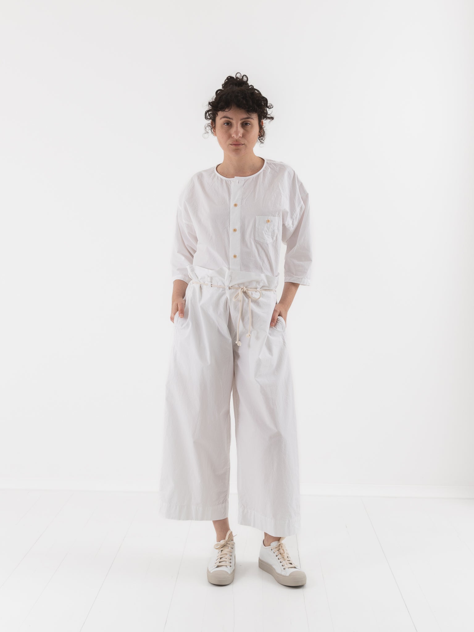 SONO Tucker Trousers in White - SONO at Worthwhile - shop PANT