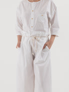 SONO Tucker Trousers in White - SONO at Worthwhile - shop PANT