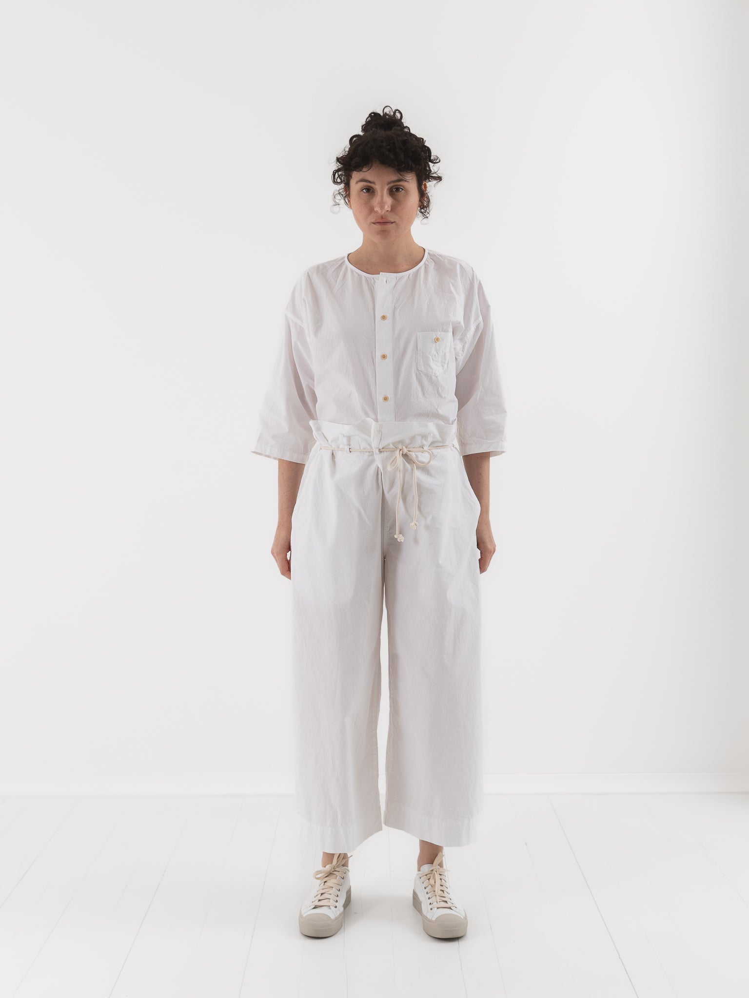 SONO Sheldon Shirt in White - SONO at Worthwhile - shop TOP