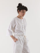 SONO Sheldon Shirt in White - SONO at Worthwhile - shop TOP