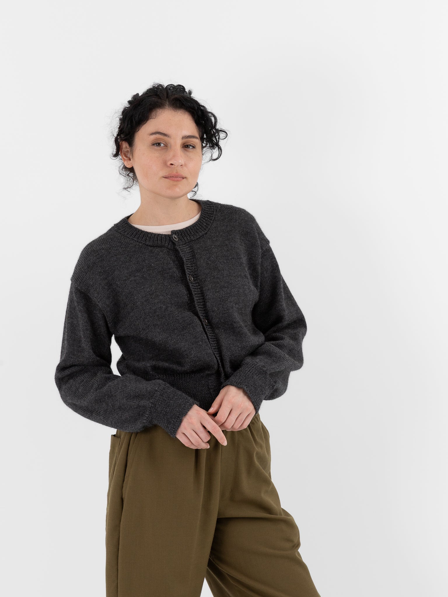 SONO Caspa Cardigan in Charcoal - SONO at Worthwhile - shop CARDIGAN