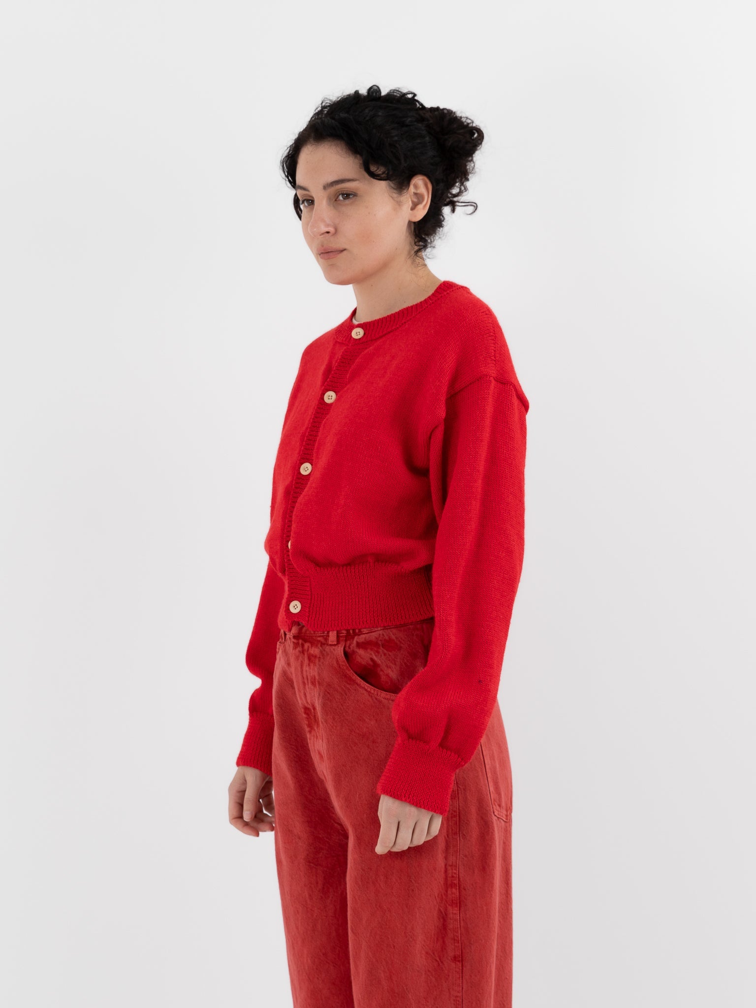 SONO Caspa Cardigan in Red - SONO at Worthwhile - shop CARDIGAN