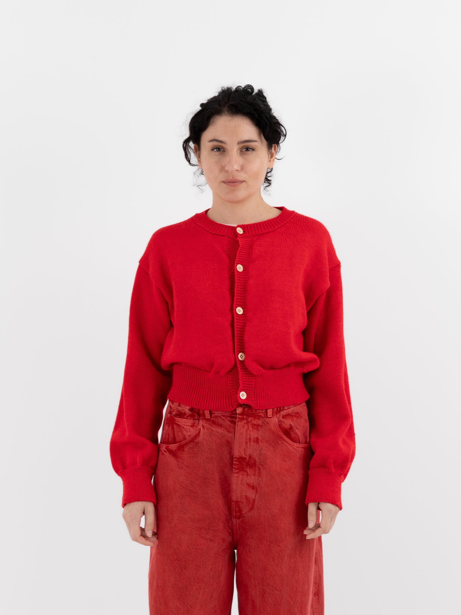 SONO Caspa Cardigan in Red - SONO at Worthwhile - shop CARDIGAN