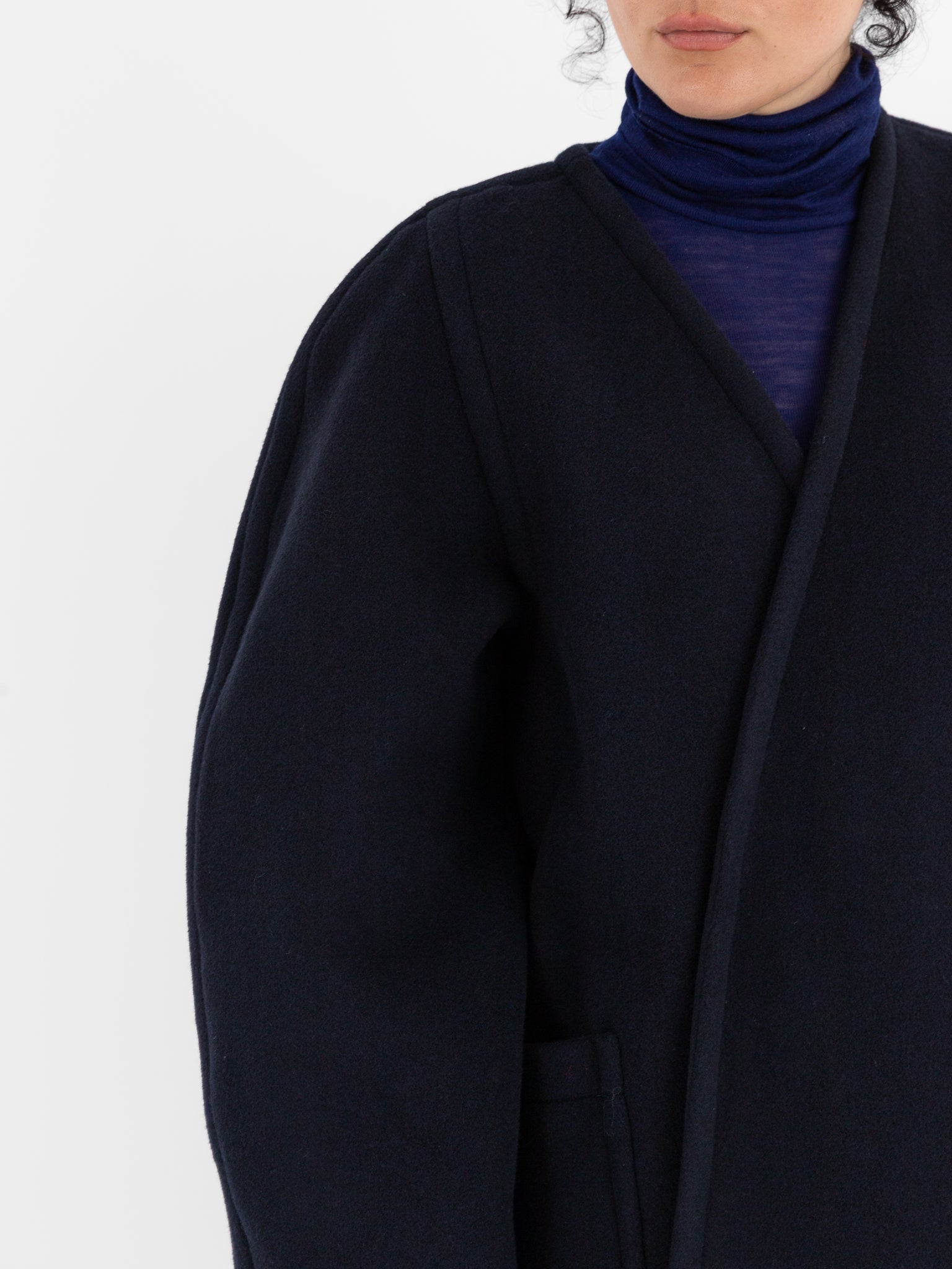 SONO Conor Coat in Navy - SONO at Worthwhile - shop COAT