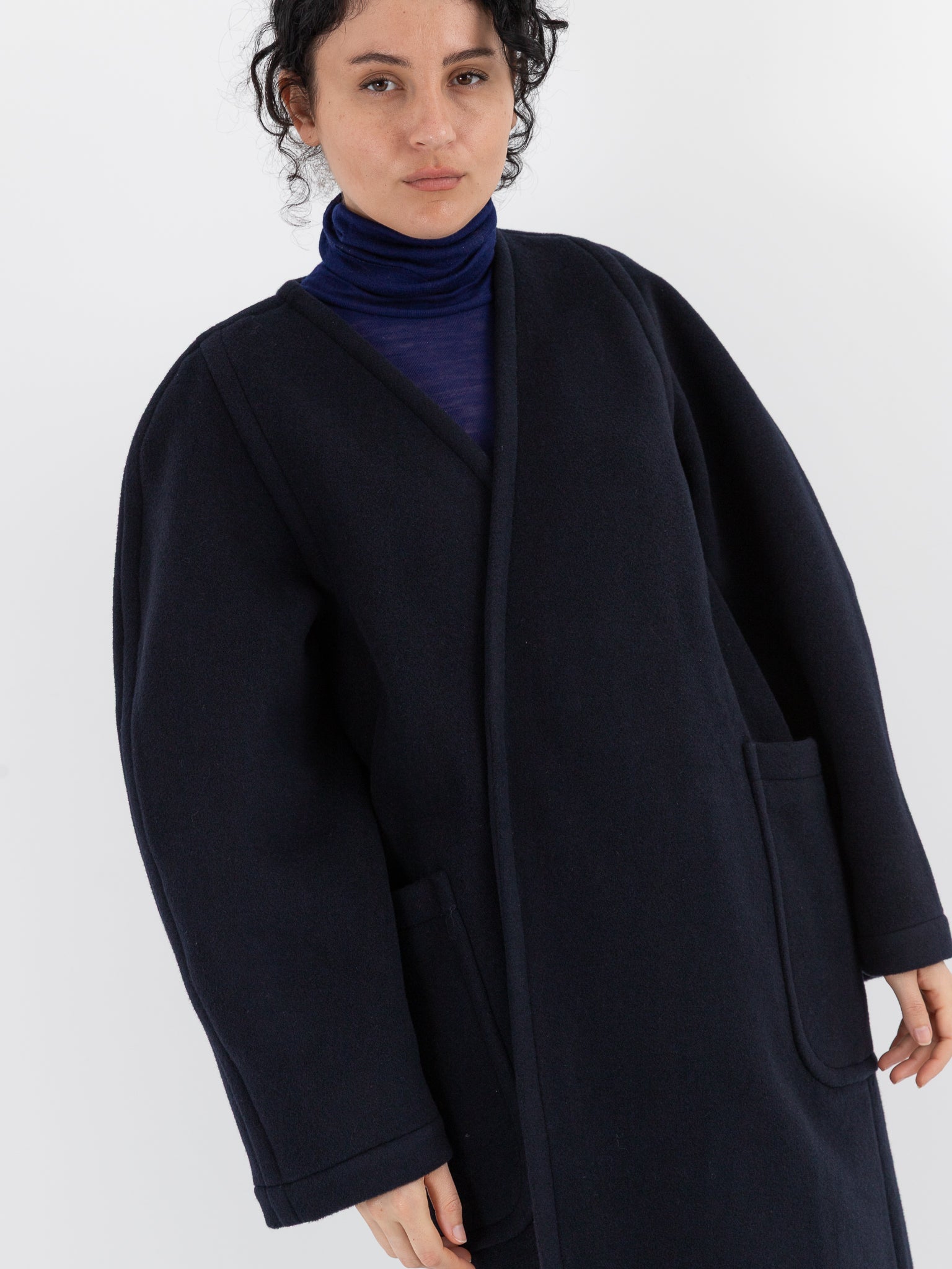 SONO Conor Coat in Navy - SONO at Worthwhile - shop COAT